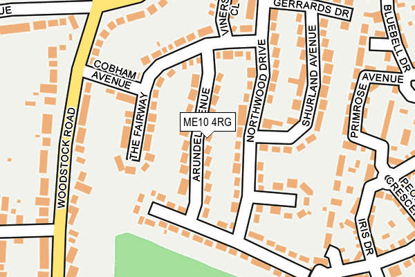 ME10 4RG map - OS OpenMap – Local (Ordnance Survey) ME10 4RG map - OS OpenMap – Local (Ordnance Survey)