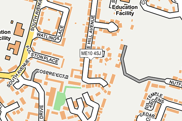 ME10 4SJ map - OS OpenMap – Local (Ordnance Survey) ME10 4SJ map - OS OpenMap – Local (Ordnance Survey)