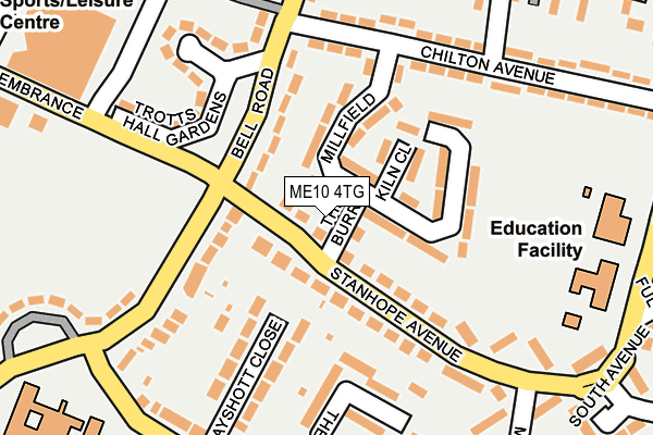 ME10 4TG map - OS OpenMap – Local (Ordnance Survey) ME10 4TG map - OS OpenMap – Local (Ordnance Survey)
