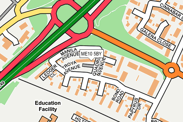ME10 5BY map - OS OpenMap – Local (Ordnance Survey) ME10 5BY map - OS OpenMap – Local (Ordnance Survey)