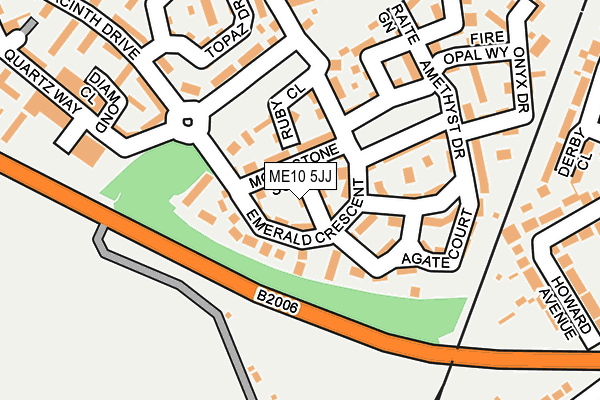 ME10 5JJ map - OS OpenMap – Local (Ordnance Survey) ME10 5JJ map - OS OpenMap – Local (Ordnance Survey)
