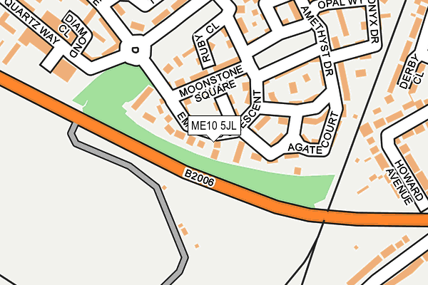 ME10 5JL map - OS OpenMap – Local (Ordnance Survey) ME10 5JL map - OS OpenMap – Local (Ordnance Survey)