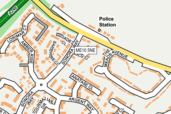 ME10 5NE map - OS OpenMap – Local (Ordnance Survey) ME10 5NE map - OS OpenMap – Local (Ordnance Survey)