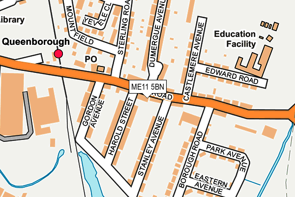 ME11 5BN map - OS OpenMap – Local (Ordnance Survey) ME11 5BN map - OS OpenMap – Local (Ordnance Survey)