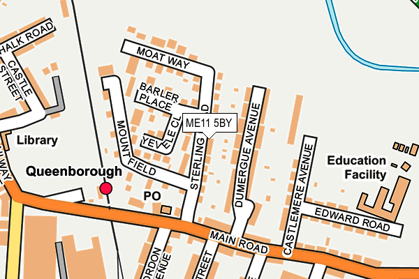 ME11 5BY map - OS OpenMap – Local (Ordnance Survey)