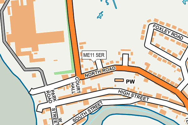 ME11 5ER map - OS OpenMap – Local (Ordnance Survey) ME11 5ER map - OS OpenMap – Local (Ordnance Survey)