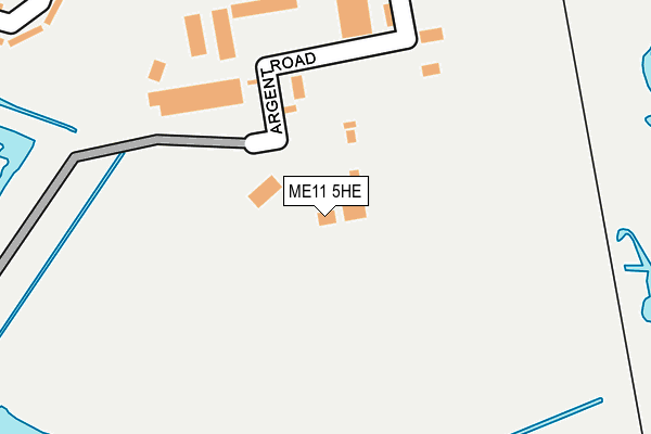 ME11 5HE map - OS OpenMap – Local (Ordnance Survey) ME11 5HE map - OS OpenMap – Local (Ordnance Survey)