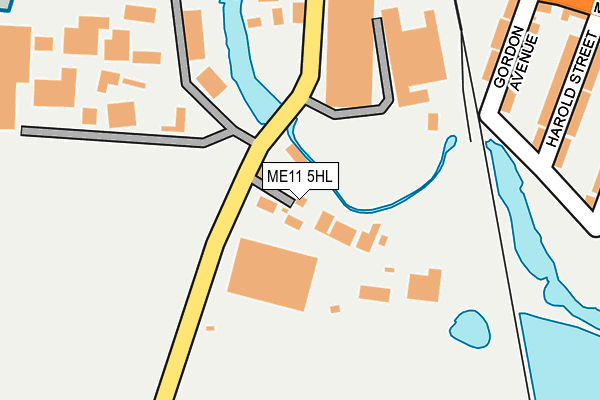 ME11 5HL map - OS OpenMap – Local (Ordnance Survey) ME11 5HL map - OS OpenMap – Local (Ordnance Survey)