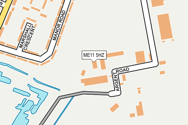 ME11 5HZ map - OS OpenMap – Local (Ordnance Survey) ME11 5HZ map - OS OpenMap – Local (Ordnance Survey)