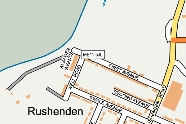 ME11 5JL map - OS OpenMap – Local (Ordnance Survey) ME11 5JL map - OS OpenMap – Local (Ordnance Survey)
