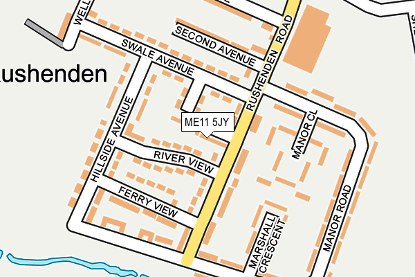 ME11 5JY map - OS OpenMap – Local (Ordnance Survey) ME11 5JY map - OS OpenMap – Local (Ordnance Survey)