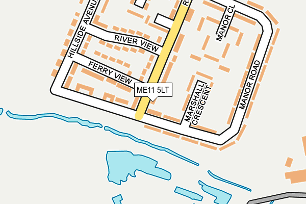 ME11 5LT map - OS OpenMap – Local (Ordnance Survey) ME11 5LT map - OS OpenMap – Local (Ordnance Survey)