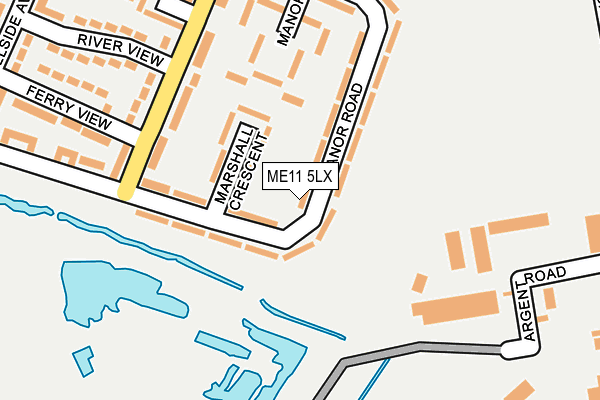 ME11 5LX map - OS OpenMap – Local (Ordnance Survey) ME11 5LX map - OS OpenMap – Local (Ordnance Survey)