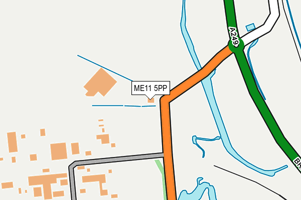 ME11 5PP map - OS OpenMap – Local (Ordnance Survey) ME11 5PP map - OS OpenMap – Local (Ordnance Survey)