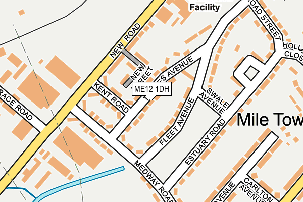 ME12 1DH map - OS OpenMap – Local (Ordnance Survey) ME12 1DH map - OS OpenMap – Local (Ordnance Survey)