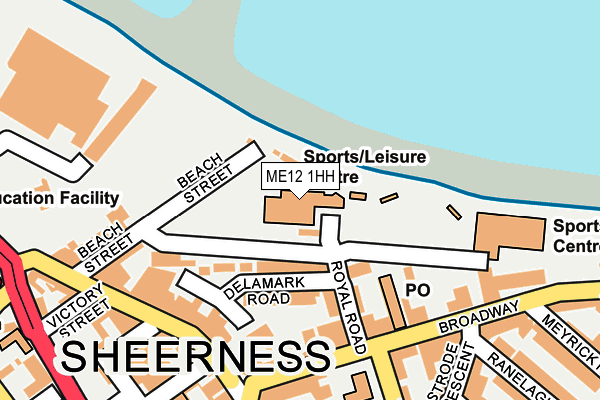 ME12 1HH map - OS OpenMap – Local (Ordnance Survey) ME12 1HH map - OS OpenMap – Local (Ordnance Survey)