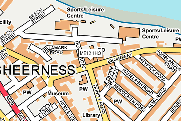 ME12 1HQ map - OS OpenMap – Local (Ordnance Survey) ME12 1HQ map - OS OpenMap – Local (Ordnance Survey)