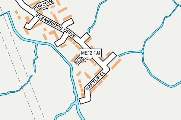 ME12 1JJ map - OS OpenMap – Local (Ordnance Survey) ME12 1JJ map - OS OpenMap – Local (Ordnance Survey)