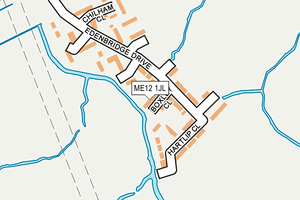 ME12 1JL map - OS OpenMap – Local (Ordnance Survey) ME12 1JL map - OS OpenMap – Local (Ordnance Survey)