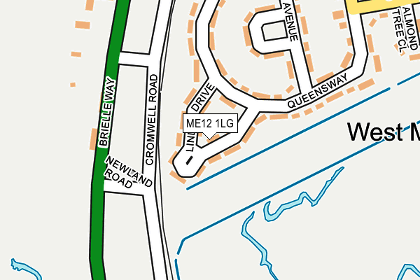 ME12 1LG map - OS OpenMap – Local (Ordnance Survey) ME12 1LG map - OS OpenMap – Local (Ordnance Survey)