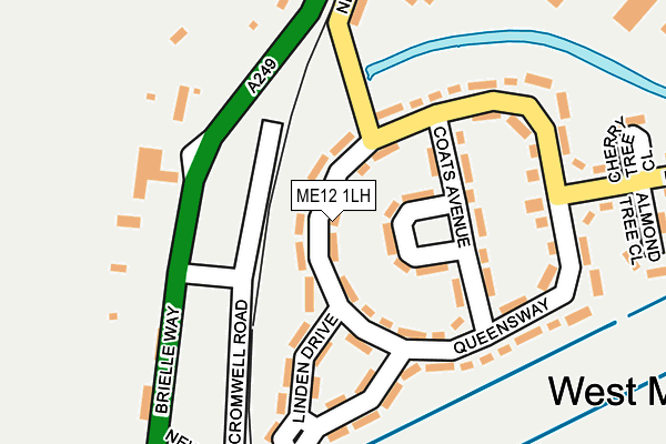 ME12 1LH map - OS OpenMap – Local (Ordnance Survey) ME12 1LH map - OS OpenMap – Local (Ordnance Survey)