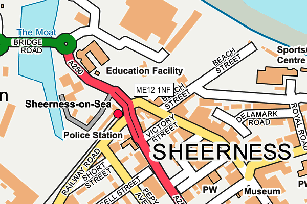 ME12 1NF map - OS OpenMap – Local (Ordnance Survey) ME12 1NF map - OS OpenMap – Local (Ordnance Survey)