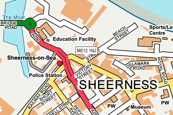 ME12 1NJ map - OS OpenMap – Local (Ordnance Survey) ME12 1NJ map - OS OpenMap – Local (Ordnance Survey)