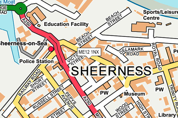 ME12 1NX map - OS OpenMap – Local (Ordnance Survey)