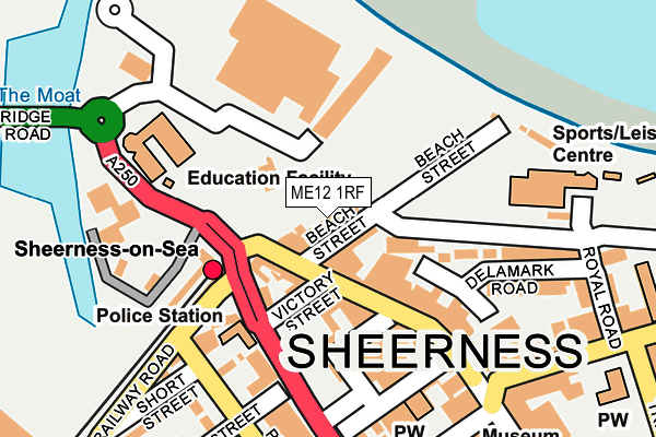 ME12 1RF map - OS OpenMap – Local (Ordnance Survey) ME12 1RF map - OS OpenMap – Local (Ordnance Survey)