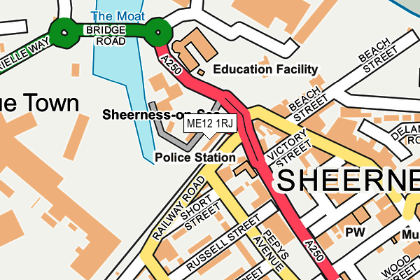 ME12 1RJ map - OS OpenMap – Local (Ordnance Survey) ME12 1RJ map - OS OpenMap – Local (Ordnance Survey)