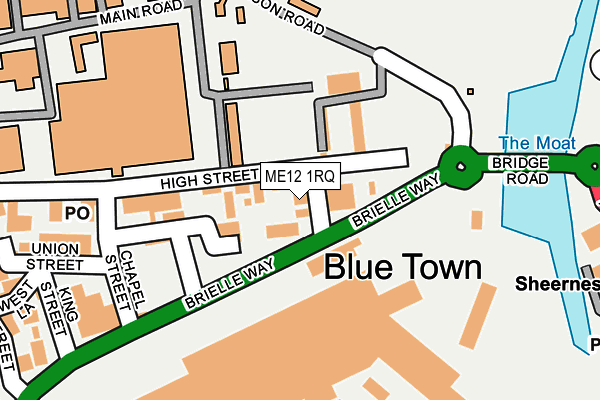 ME12 1RQ map - OS OpenMap – Local (Ordnance Survey) ME12 1RQ map - OS OpenMap – Local (Ordnance Survey)