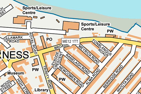 ME12 1TT map - OS OpenMap – Local (Ordnance Survey) ME12 1TT map - OS OpenMap – Local (Ordnance Survey)