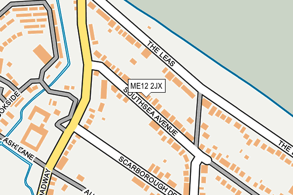 ME12 2JX map - OS OpenMap – Local (Ordnance Survey) ME12 2JX map - OS OpenMap – Local (Ordnance Survey)