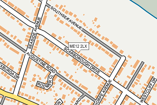 ME12 2LX map - OS OpenMap – Local (Ordnance Survey) ME12 2LX map - OS OpenMap – Local (Ordnance Survey)