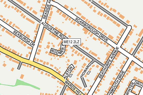 ME12 2LZ map - OS OpenMap – Local (Ordnance Survey) ME12 2LZ map - OS OpenMap – Local (Ordnance Survey)