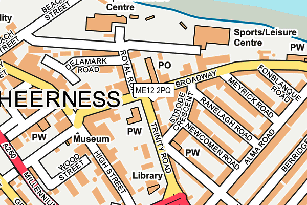 ME12 2PQ map - OS OpenMap – Local (Ordnance Survey) ME12 2PQ map - OS OpenMap – Local (Ordnance Survey)