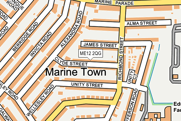 ME12 2QG map - OS OpenMap – Local (Ordnance Survey) ME12 2QG map - OS OpenMap – Local (Ordnance Survey)