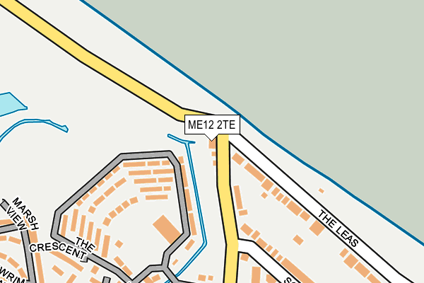 ME12 2TE map - OS OpenMap – Local (Ordnance Survey) ME12 2TE map - OS OpenMap – Local (Ordnance Survey)