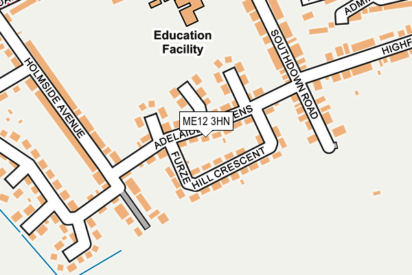 ME12 3HN map - OS OpenMap – Local (Ordnance Survey)