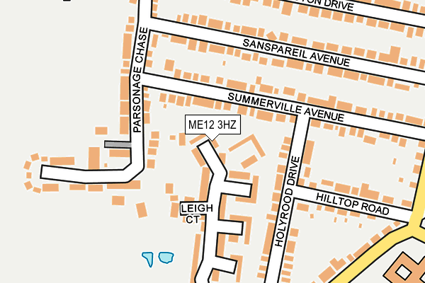 ME12 3HZ map - OS OpenMap – Local (Ordnance Survey) ME12 3HZ map - OS OpenMap – Local (Ordnance Survey)