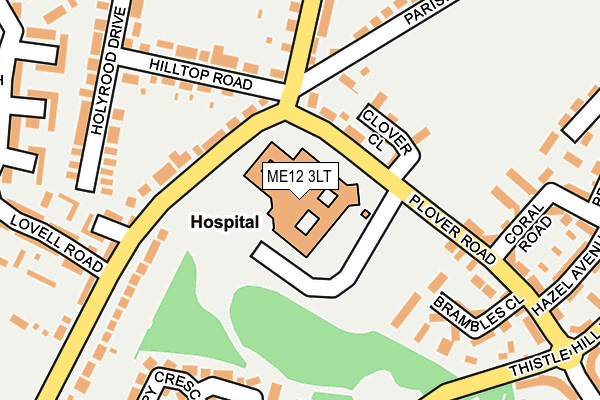 ME12 3LT map - OS OpenMap – Local (Ordnance Survey) ME12 3LT map - OS OpenMap – Local (Ordnance Survey)