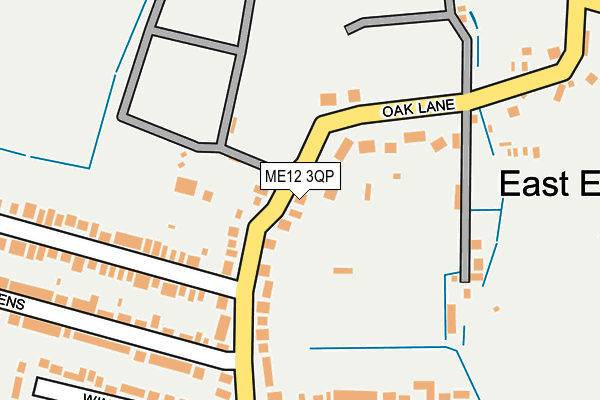 ME12 3QP map - OS OpenMap – Local (Ordnance Survey) ME12 3QP map - OS OpenMap – Local (Ordnance Survey)