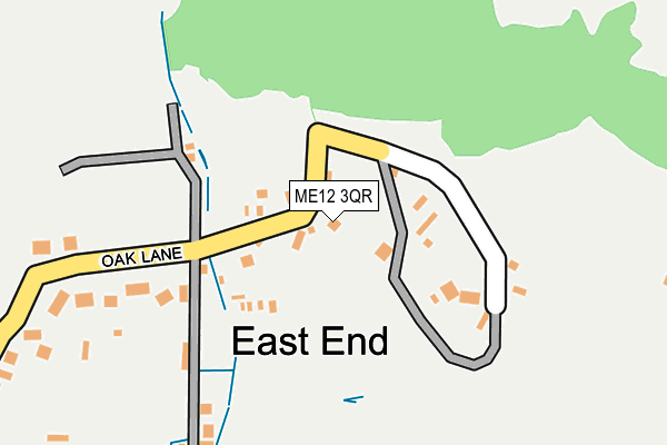 ME12 3QR map - OS OpenMap – Local (Ordnance Survey) ME12 3QR map - OS OpenMap – Local (Ordnance Survey)