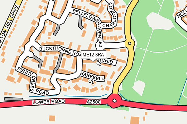ME12 3RA map - OS OpenMap – Local (Ordnance Survey) ME12 3RA map - OS OpenMap – Local (Ordnance Survey)