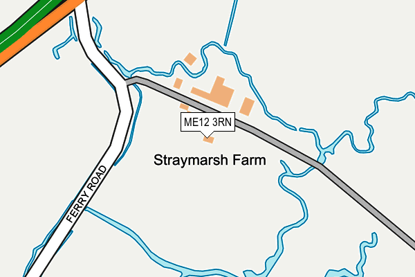 ME12 3RN map - OS OpenMap – Local (Ordnance Survey) ME12 3RN map - OS OpenMap – Local (Ordnance Survey)