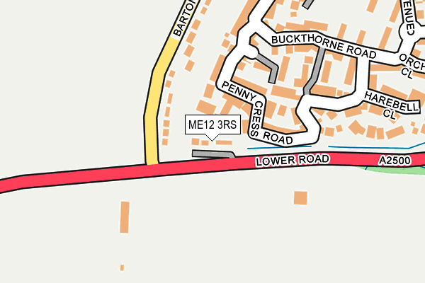 ME12 3RS map - OS OpenMap – Local (Ordnance Survey) ME12 3RS map - OS OpenMap – Local (Ordnance Survey)