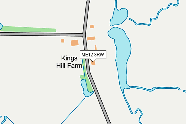 ME12 3RW map - OS OpenMap – Local (Ordnance Survey) ME12 3RW map - OS OpenMap – Local (Ordnance Survey)