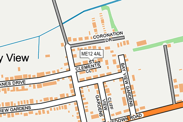 ME12 4AL map - OS OpenMap – Local (Ordnance Survey) ME12 4AL map - OS OpenMap – Local (Ordnance Survey)