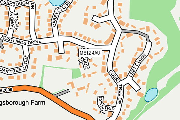 ME12 4AU map - OS OpenMap – Local (Ordnance Survey) ME12 4AU map - OS OpenMap – Local (Ordnance Survey)