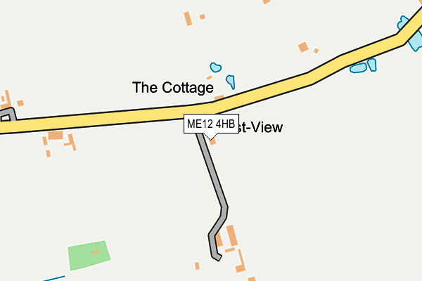 ME12 4HB map - OS OpenMap – Local (Ordnance Survey) ME12 4HB map - OS OpenMap – Local (Ordnance Survey)
